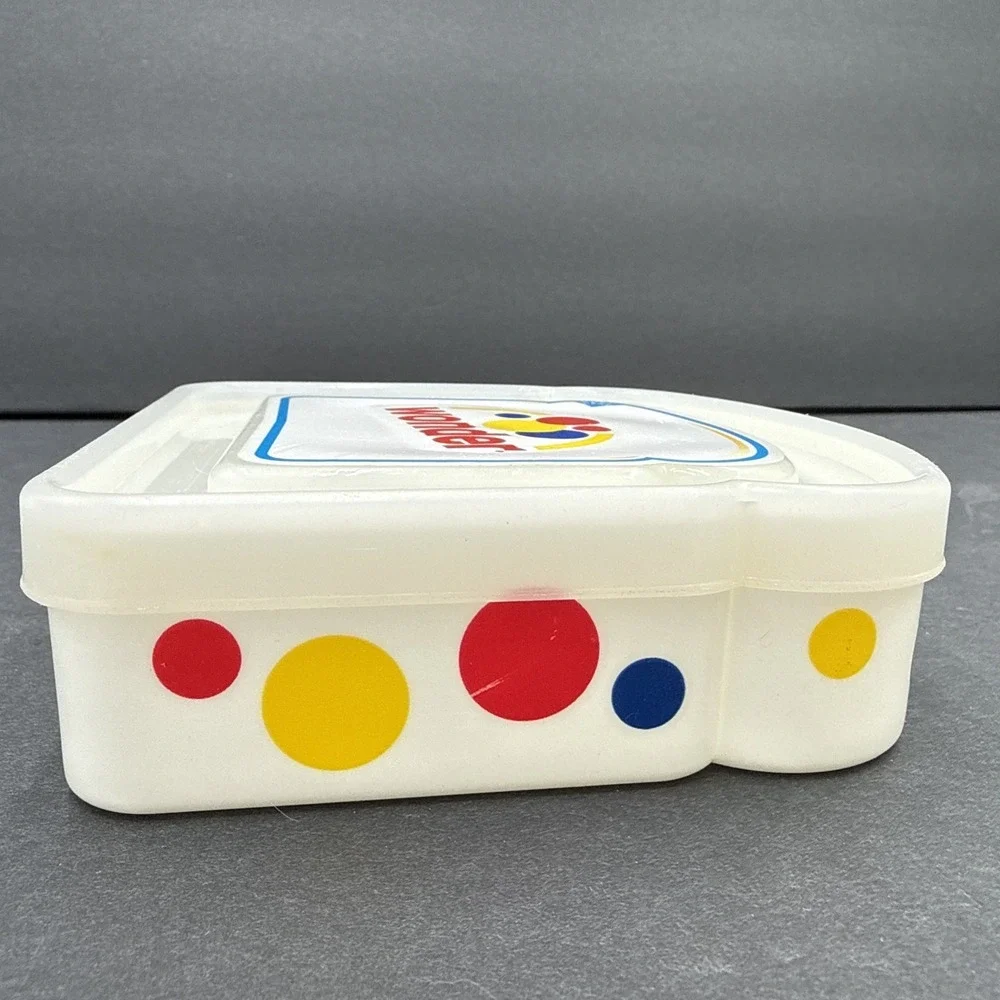 Wonder Bread Plastic Container Polka Dots Storage Sandwich Bread Holder
